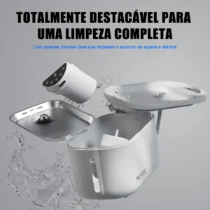 4 L Fonte Bebedouro De Smart Água Filtro Ces E Gatos Pet - Imagem 4