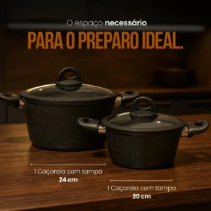 Jogo Panelas Indução Cerâmica Viena 5 Peças Casambiente - Imagem 8