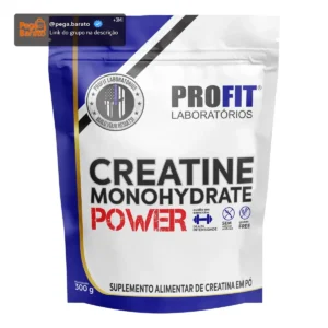 Creatina Monohidratada Power 300g Refil Profit Sabor Natural - Imagem 1