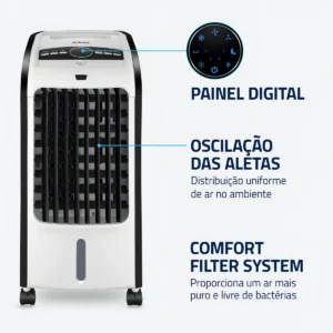 Climatizador De Ar Mondial Fresh Air Cl-03 60hz Cor Branco - Imagem 4