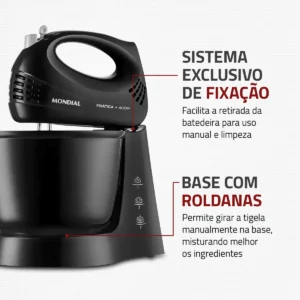 Batedeira Prática Mondial 400W - B-44-B - Imagem 6