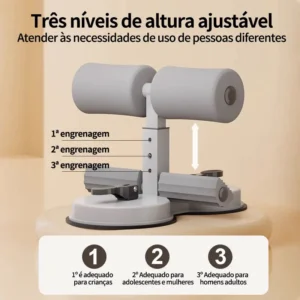 Aparelho Abdominal Suporte Pé Exercicios Academia Abdominal - Imagem 4