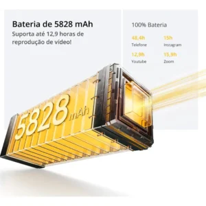 Smartphone Celular Realme C75 5g 256gb 8gb Ram Dourado Dual Sim Ultrarresistência À Água Ip69 Mediatek Dimensity 6300 - Imagem 6