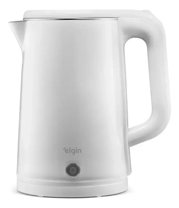 Chaleira Elétrica Elgin Slim Preta 110v 1,8 Litros 1.200w Branco
