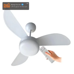 Ventilador De Teto C/ Controle 6 Vel. Fenix Ventisol - Imagem 1