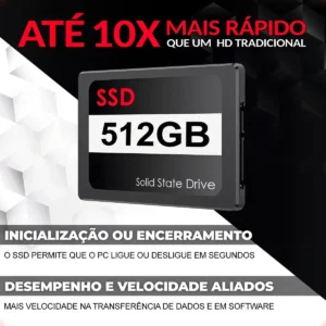 Computador Gamer Intel Core i7 16GB SSD 512GB Monitor 19" Kit Strong Tech - Imagem 5