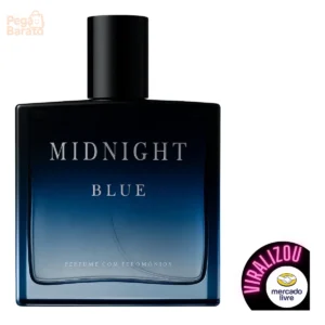 Perfume Masculino Midnight Blue 100ml Alta Fixação Sedutor - Imagem 1