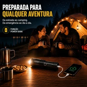 Lanterna Tática Militar Led Potente Alcance 2km Mais Forte - Imagem 4