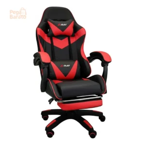 Cadeira Gamer Ergonômica Profissional Reclinável X-ray Cor Vermelho Material Do Estofamento Couro Sintético - Imagem 1