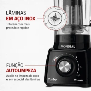 Liquidificador Turbo Power Mondial 550W - L-99 FB - Imagem 7