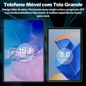 Tablet Bml Tab A9 5g Wi-fi 512gb 12gb Ram Tela 10.1 8000mah, Android 14, Com Teclado De Conexão Inteligente Prateado - Imagem 5