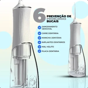 Irrigador Oral Portátil VibePro Gurumania 5 Modos 140psi 300mL Bateria USB - Imagem 4