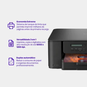 Impressora Multifuncional Inktank Brother Dcp-t530dw Duplex - Imagem 4