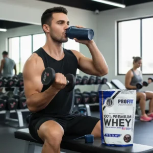 Whey Protein 100% Concentrado Premium 840g Profit Sabor Chocolate - Imagem 8