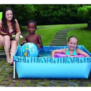 Piscina Infantil Quadrada Estrutural Pvc 400 Litros - Mor - Imagem 5