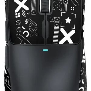 Mouse Para Jogos Sem Fio Attack Shark X11 22k Dpi Rgb Adesivo Antiderrapante Preto - Imagem 2