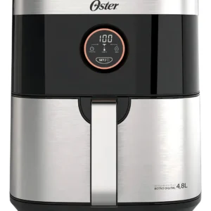 Fritadeira Air Fryer Sem Óleo Ofrt660 Preta/inox Oster 4,8l Cor Preto - Imagem 6