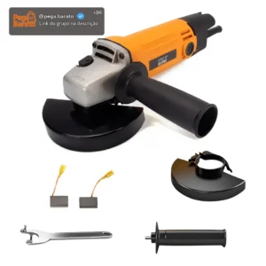Esmerilhadeira Profissional 720w 115mm 11500rpm Pró Euro 220v - Imagem 1