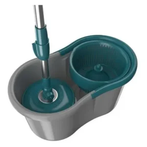 Mop Flash Limp Mop Giratório Fit com balde centrífuga Cinza-escuro - Imagem 2