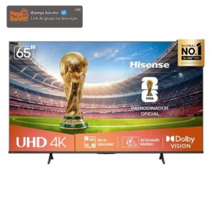 Hisense Smart Tv 4k 65 Polegadas 65a6nv Com Dolby Vision, Hdr10, HLG, Dolby Gaming, Film Maker, Dts Virtual X - Imagem 1