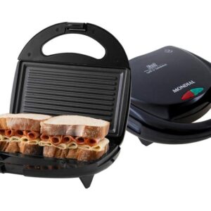 Sanduicheira Mondial Fast Grill & Sandwich S-12 Preta 750W Antiaderente - Imagem 1