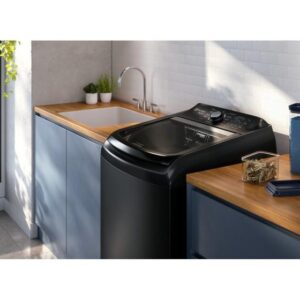 Lavadora de Roupas Electrolux 14,5kg Preta Cesto Inox 11 Programas de Lavagem LEP15 - Imagem 3
