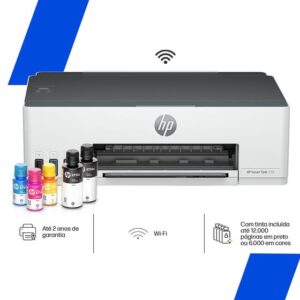 Impressora HP Smart Tank 210 Jato de Tinta Térmico Colorida Wi-Fi USB - Imagem 4