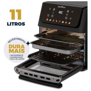 Fritadeira Air Fryer Oven Britânia BAF11 11L Preto - Imagem 2