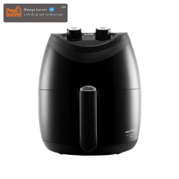 Air Fryer Britânia BFR25P Preto 3,5L com Timer