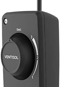 Ventisol Ventilador Osc Parede monta facil 50cm 6p preto 220v premium - Imagem 5