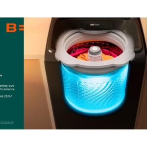 Lavadora de Roupas Brastemp 15kg Cesto Inox 4 Programas de Lavagem Cinza BWT15A9 - Imagem 3