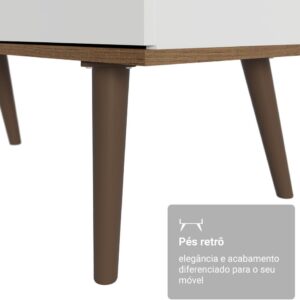 Escrivaninha Mesa de Escritório de Canto 3 Gavetas Lisboa Madesa - Imagem 8