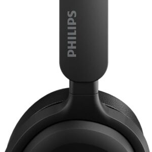 PHILIPS, Headphone Bluetooth, TAH2300BK/00, Com Microfone, Até 55 horas de bateria, Design Over-ear, Dobrável, Preto - Imagem 8