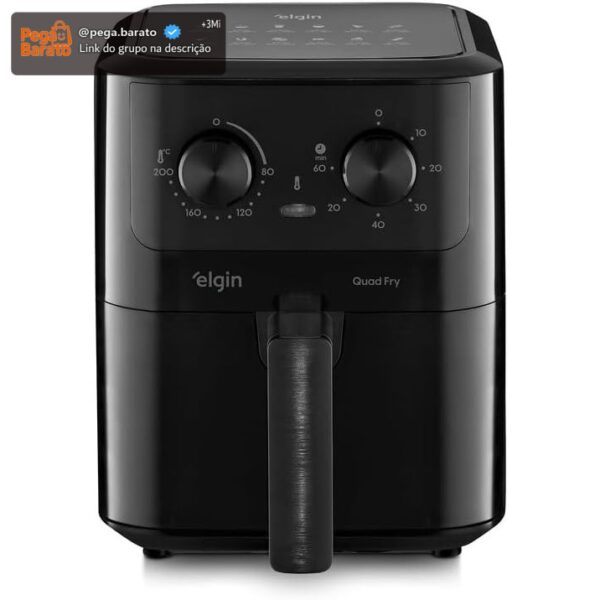 Fritadeira Elétrica Air Fryer Quad Fry Elgin – 4,2 L, 1400W