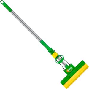 Mop Sek+ Lava e Seca Brilhus Bettanin | com Esponja de Alta Absorção, Cabo Retrátil de Inox até 89cm, para Limpeza Pesada em Pisos - Imagem 10