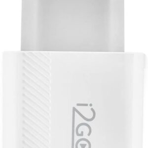 Carregador de Parede Ultra Rápido com 1 Saída USB-C Power Delivery 20W + 1 Saída USB-A 18W I2GO - i2GO PRO, Branco - Imagem 5