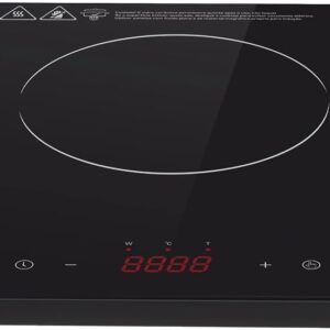 Cooktop de Indução HQ 1 Boca Portátil 2000W Preto HQ-IDS2001P 220V - Imagem 4