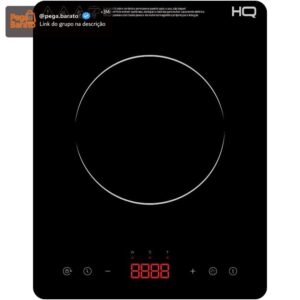 Cooktop de Indução HQ 1 Boca Portátil 2000W Preto HQ-IDS2001P 220V - Imagem 1