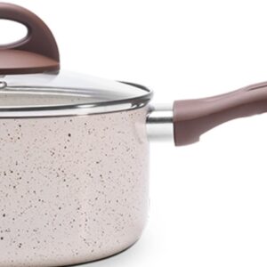 Panela com tampa e fundo de indução, Cerâmic Life,1,55L, 18cm, Vanilla, Brinox - Imagem 3