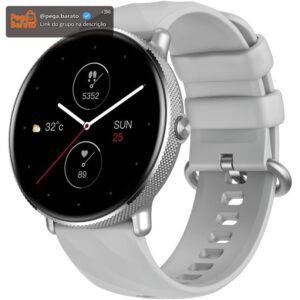 Zeblaze Relógio inteligente GTR 3 Pro, 1,43 "HD SmartWatch para homens Mulheres, modos esportivos IP68 à prova d'água/100+, pedômetro, Android Smart Watch for Android iOS (Prata) - Imagem 1