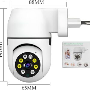 Câmera Wi-Fi Inteligente, Uso Interno/Externo, Estilo Domo, 720p/1080p, Áudio Bidirecional, Segurança/Monitoramento, I35, Sem fio/Com fio, Visão Noturna, Wi-Fi, AC/DC - Imagem 6