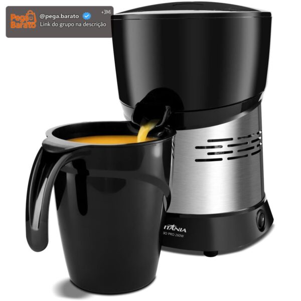 Espremedor de Frutas, Turbo Pro, 1,3L, Preto, Bivolt, Britânia