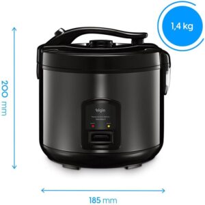 Panela de Arroz Visio Glass 5 Elgin – 400W 5 Xícaras 220V - Imagem 2
