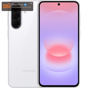 Celular Samsung Galaxy A37 5G 128GB, 6GB RAM, Câmera 50MP (Branco) - Imagem 1