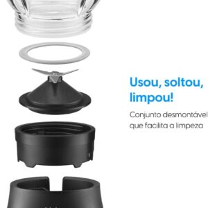 Liquidificador Super Force Elgin com Jarra de Vidro de 1,9L 900W 220V - Imagem 9