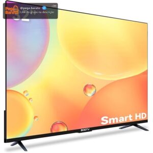 Smart TV 32” Wi-Fi 6 dual band 2.4/5G, Bluetooth e assistente de voz integrado. Tela ADS HD 1366x768. 2 HDMI 2.0 + 2 USB. Apps de streaming do Brasil pré-instalados. - Imagem 1