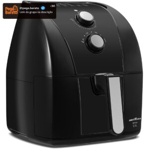 Fritadeira Air Fryer Britânia 5,5L 1500W BFR50 Redstone 220V - Imagem 1