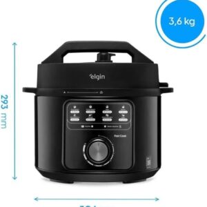 Panela de Pressão Fast Cook Elgin – 220V 900W 4L 9 Dispositivos de Segurança - Imagem 2