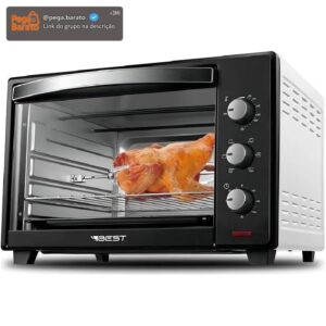 Forno Elétrico 48 Litros Com Espeto Giratório Best Plus 220v - Imagem 1