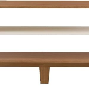 Artely Rack Charlotte para Tv até 75" com 2 Portas, Cinamomo/Off White - Imagem 6
